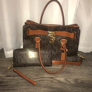 Michael Kors purse and matching clutch!